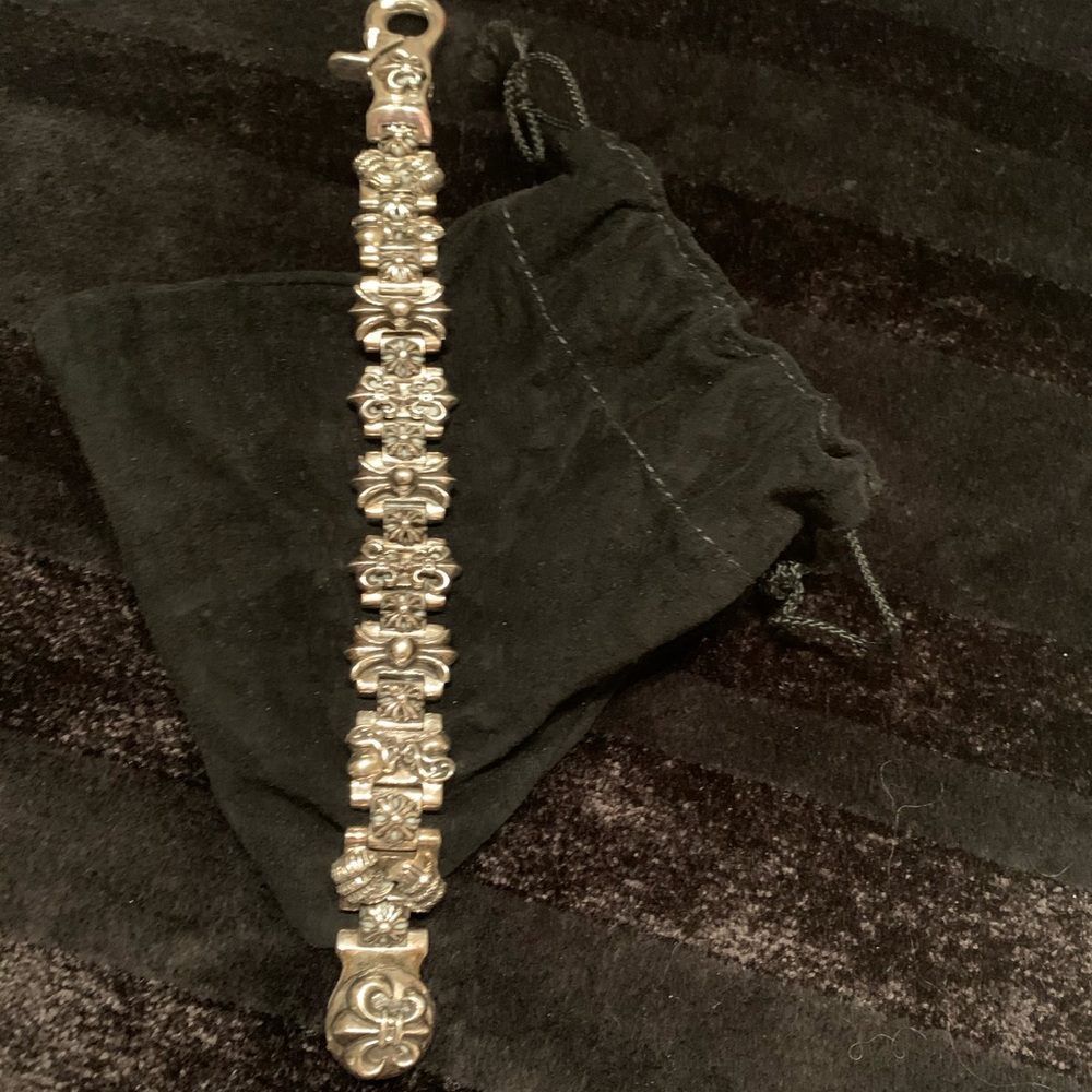 Chrome Hearts Sterling Silver Links Bracelet - Picture 2 of 8